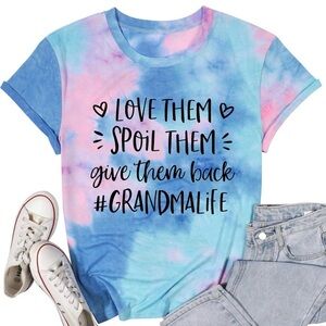 Grandma T-Shirt Tie Dye